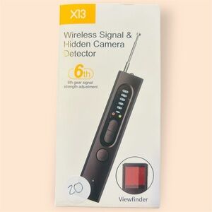 Wireless Signal & Hidden Camera Detector - Black